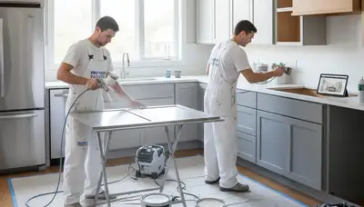 Cabinet painting in Cape Coral, FL for durable, coastal-ready kitchen finishes