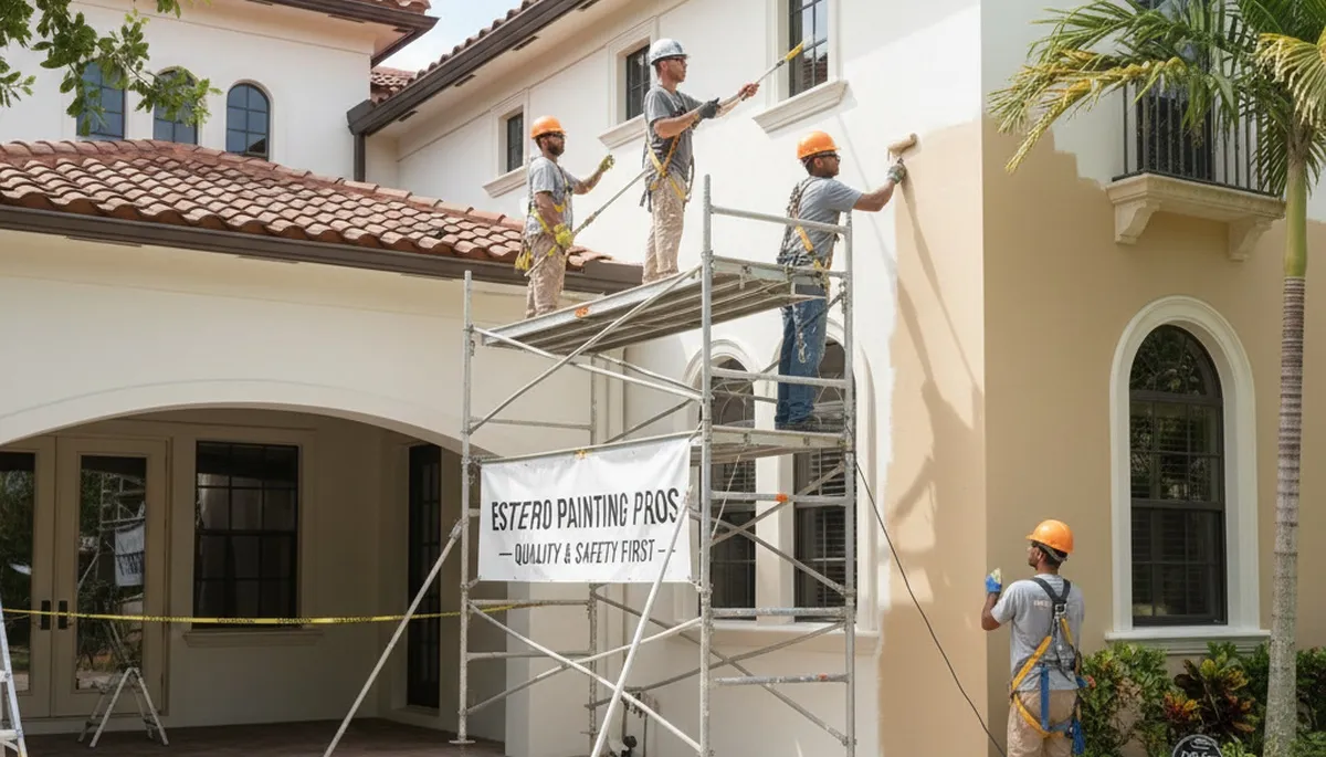 Cape Coral, FL painting contractor providing professional interior and exterior painting services