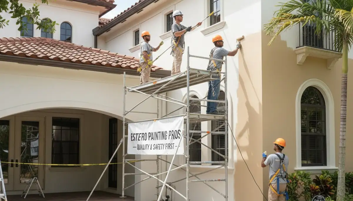 Cape Coral, FL painting contractor providing professional interior and exterior painting services