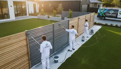 Fence painting service in Cape Coral, FL for coastal protection and curb appeal