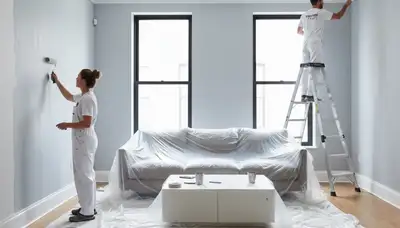 Cape Coral, FL interior house painting for walls, ceilings, and trim with durable coastal finishes