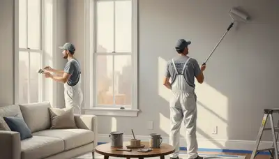 Cape Coral, FL interior house painting with durable coastal finishes for walls, ceilings, and trim