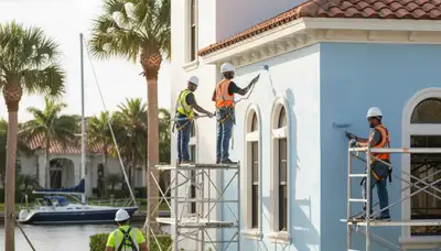 Cape Coral, FL painting contractor providing professional residential and commercial painting services