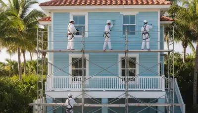 Cape Coral, FL painting contractor providing professional interior and exterior painting services